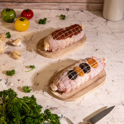 Cuisse de poulet farcie au lard ~400g